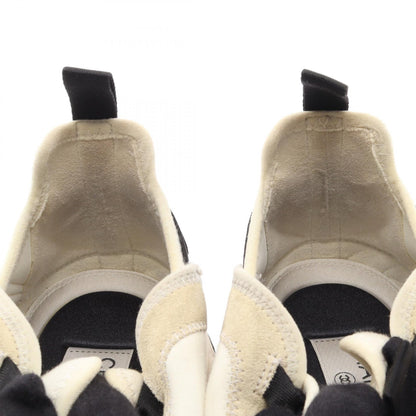 CHANEL Coco Mark Suede Fabric Sneakers Size 38