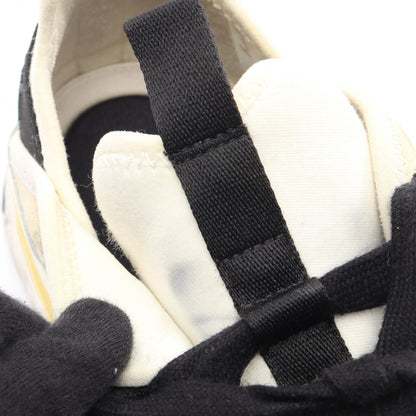 CHANEL Coco Mark Suede Fabric Sneakers Size 38
