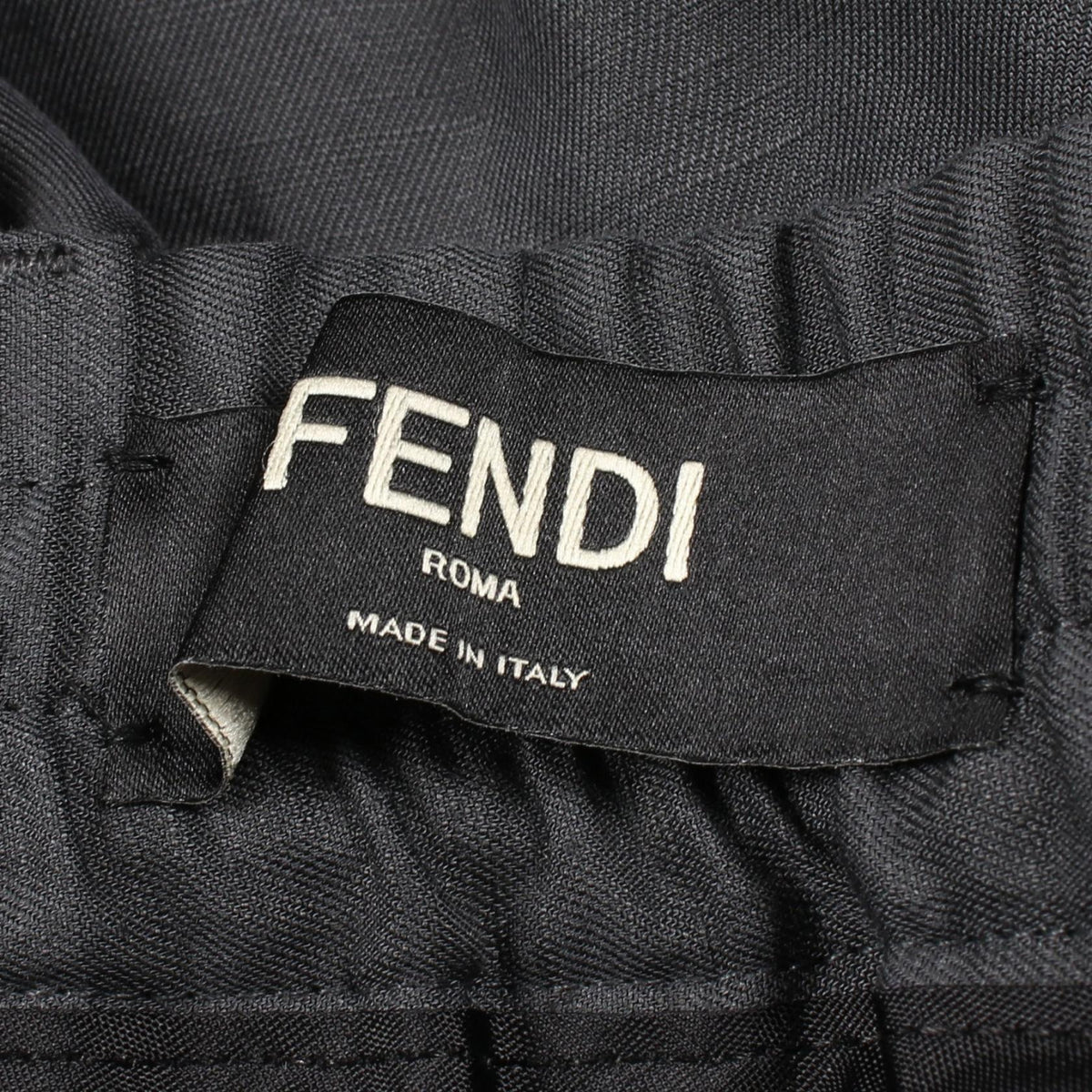 FENDI Gray Lyocell Pants Size 46
