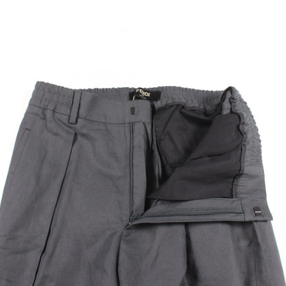FENDI Gray Lyocell Pants Size 46