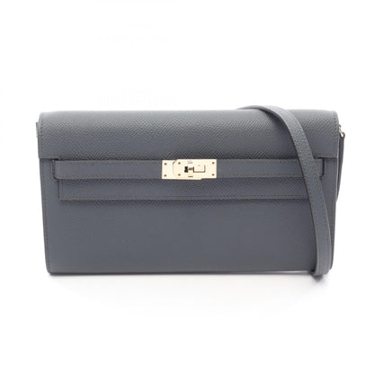 HERMES Kelly To Go Gris Misty Shoulder Bag