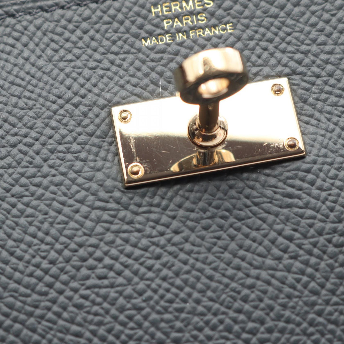HERMES Kelly To Go Gris Misty Shoulder Bag