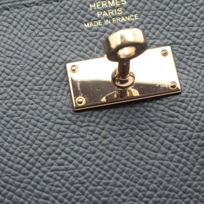 HERMES Kelly To Go Gris Misty Shoulder Bag