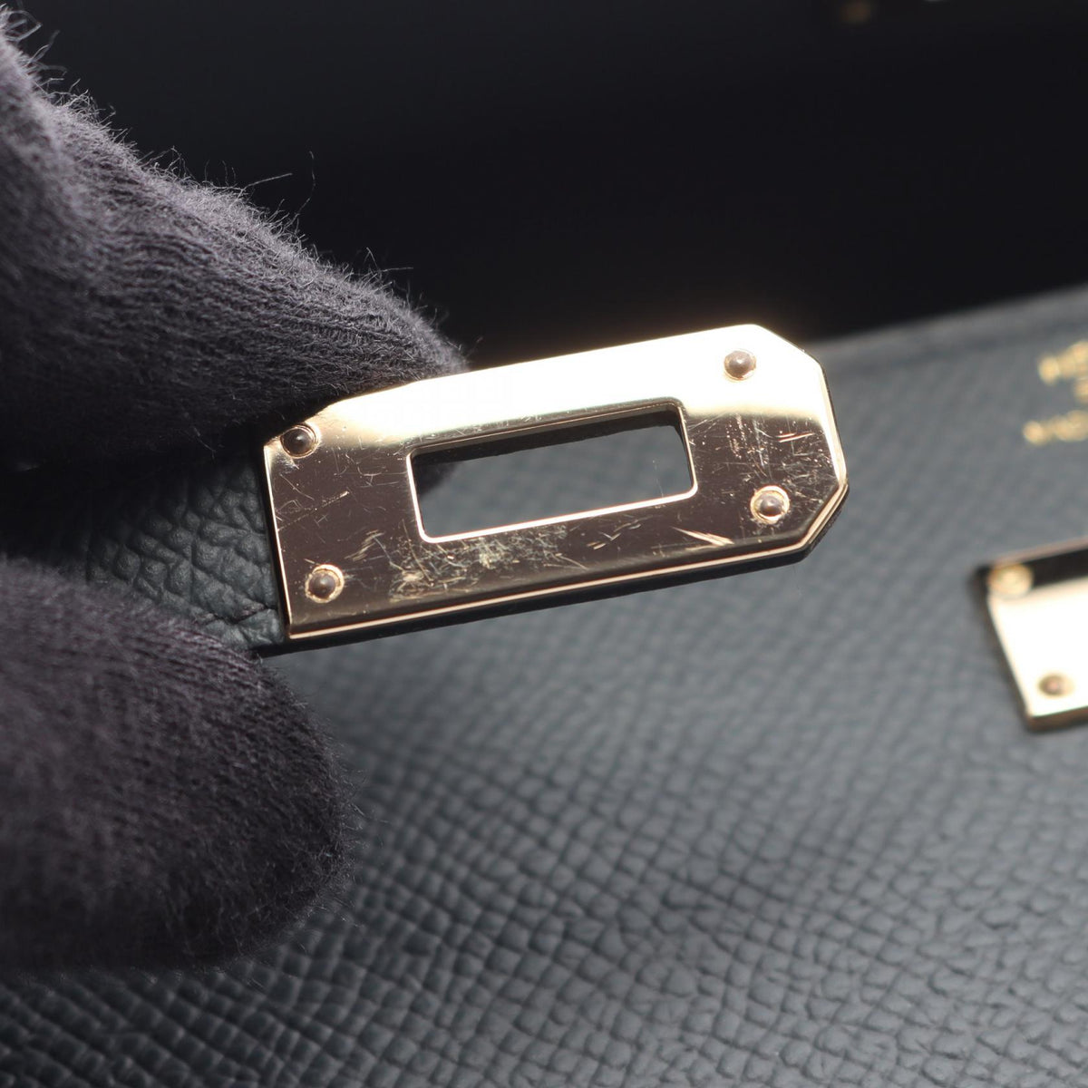 HERMES Kelly To Go Gris Misty Shoulder Bag