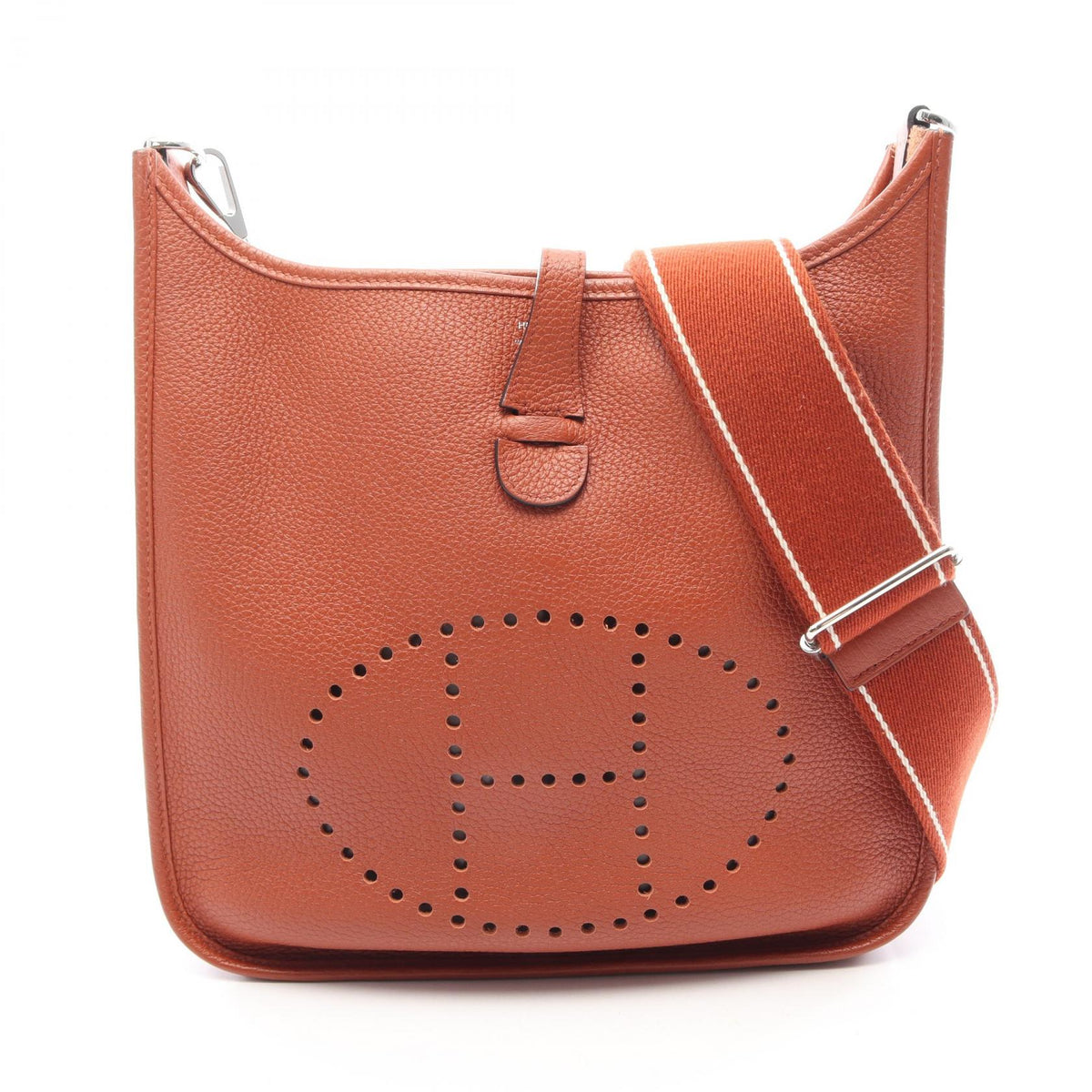 HERMES Evelyne 3 Troi PM Brique Shoulder Bag Size PM