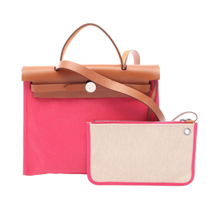 HERMES Herbag Zip PM Toile H Handle Bag