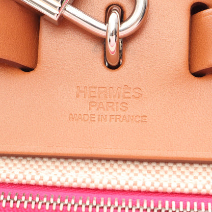 HERMES Herbag Zip PM Toile H Handle Bag