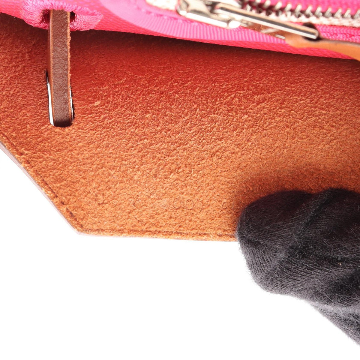 HERMES Herbag Zip PM Toile H Handle Bag
