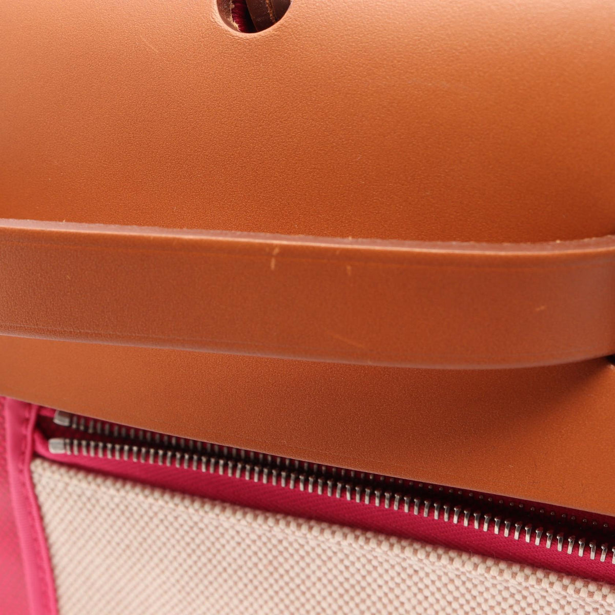 HERMES Herbag Zip PM Toile H Handle Bag
