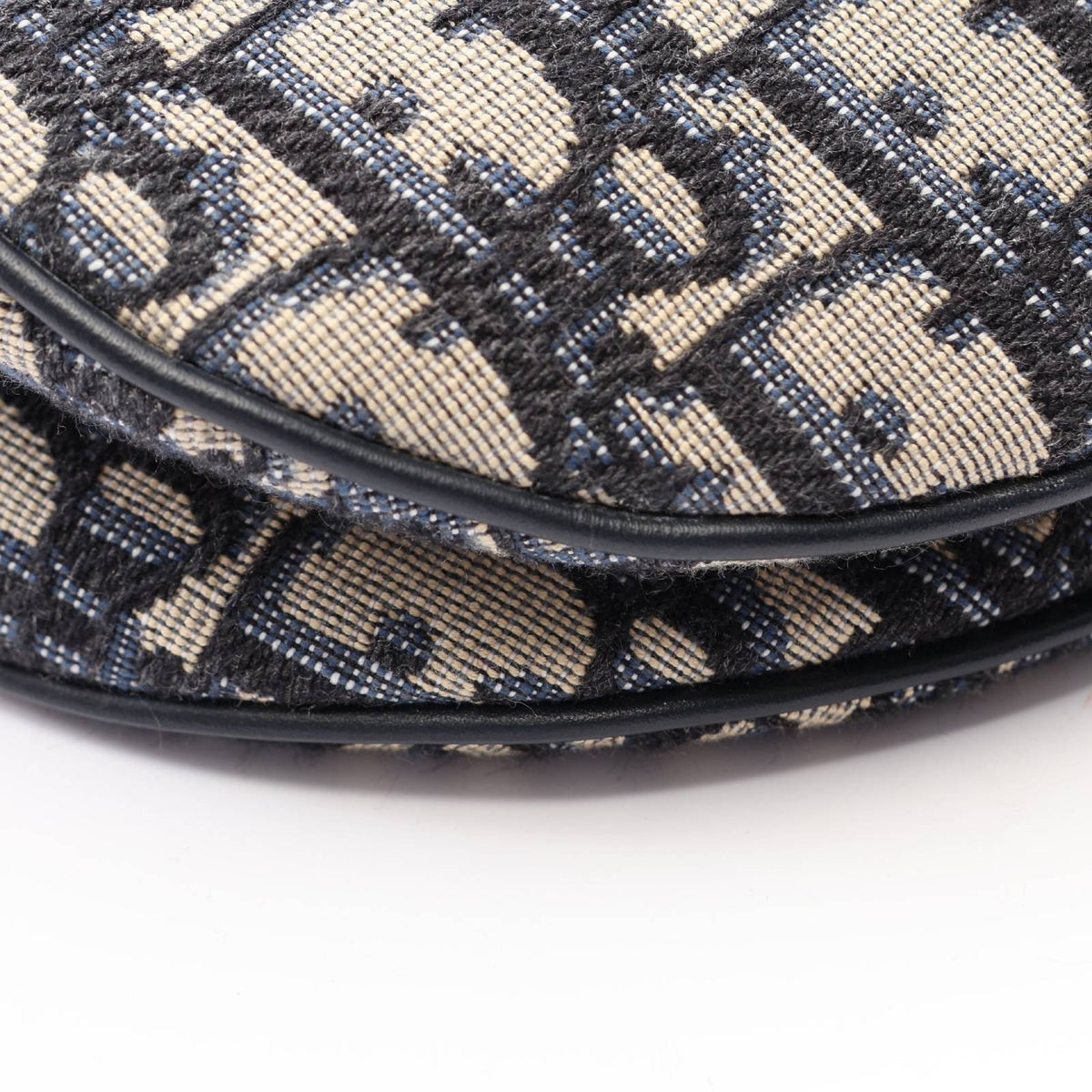 Dior Oblique Saddle Bag 2-Way Bag Beige