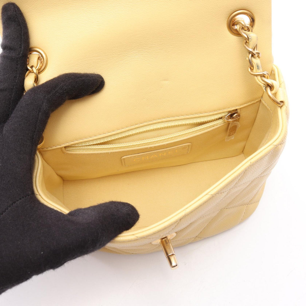 CHANEL Matelasse Mini Leather Shoulder Bag