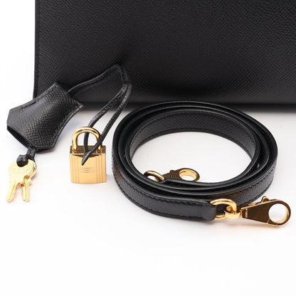 HERMES Kelly 28 Sellier Leather Handbag