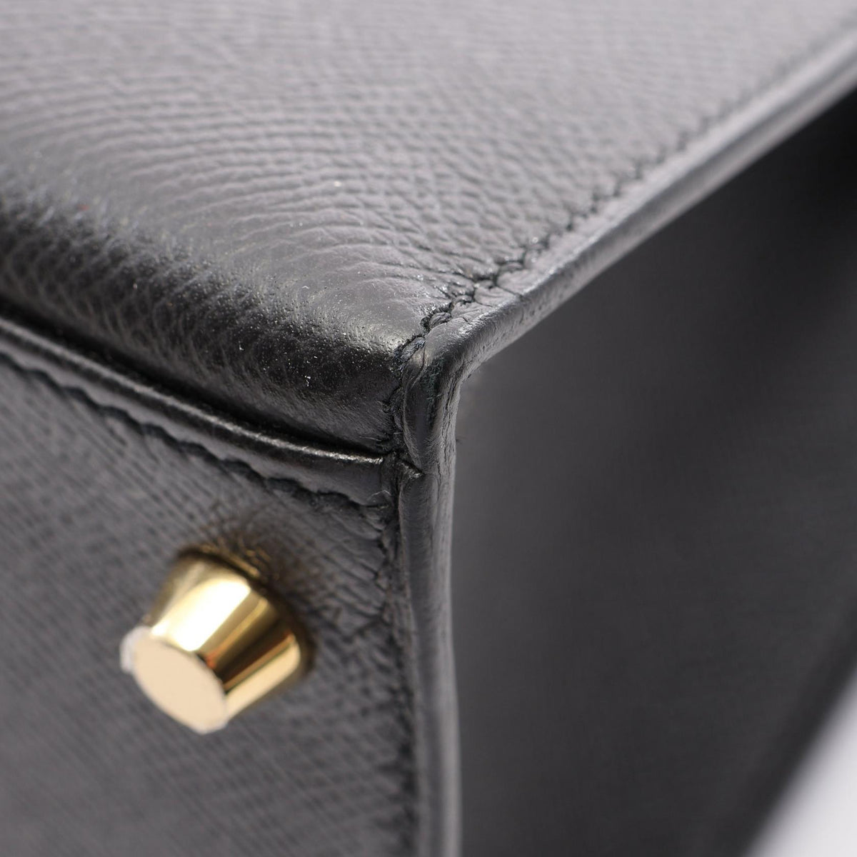 HERMES Kelly 28 Sellier Leather Handbag