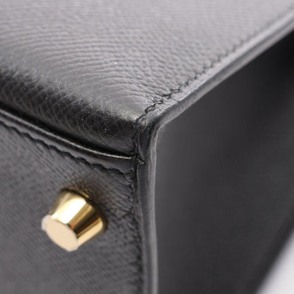 HERMES Kelly 28 Sellier Leather Handbag