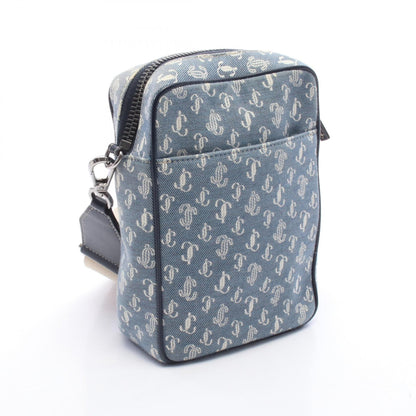JIMMY CHOO Kimi Camera Canvas Bag Blue