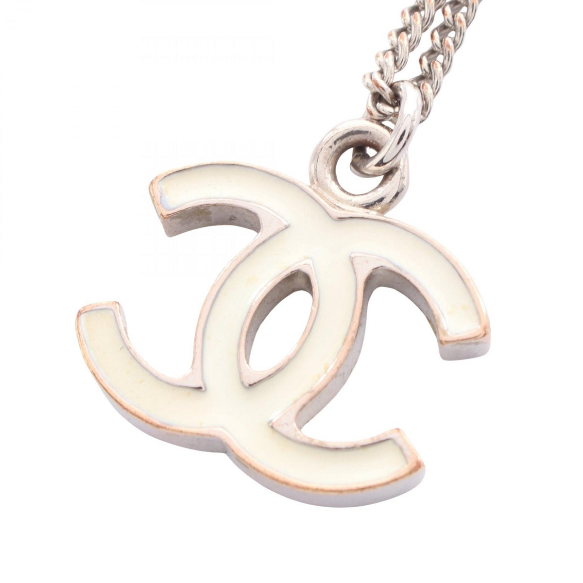 CHANEL Coco Mark Necklace Gold Plated