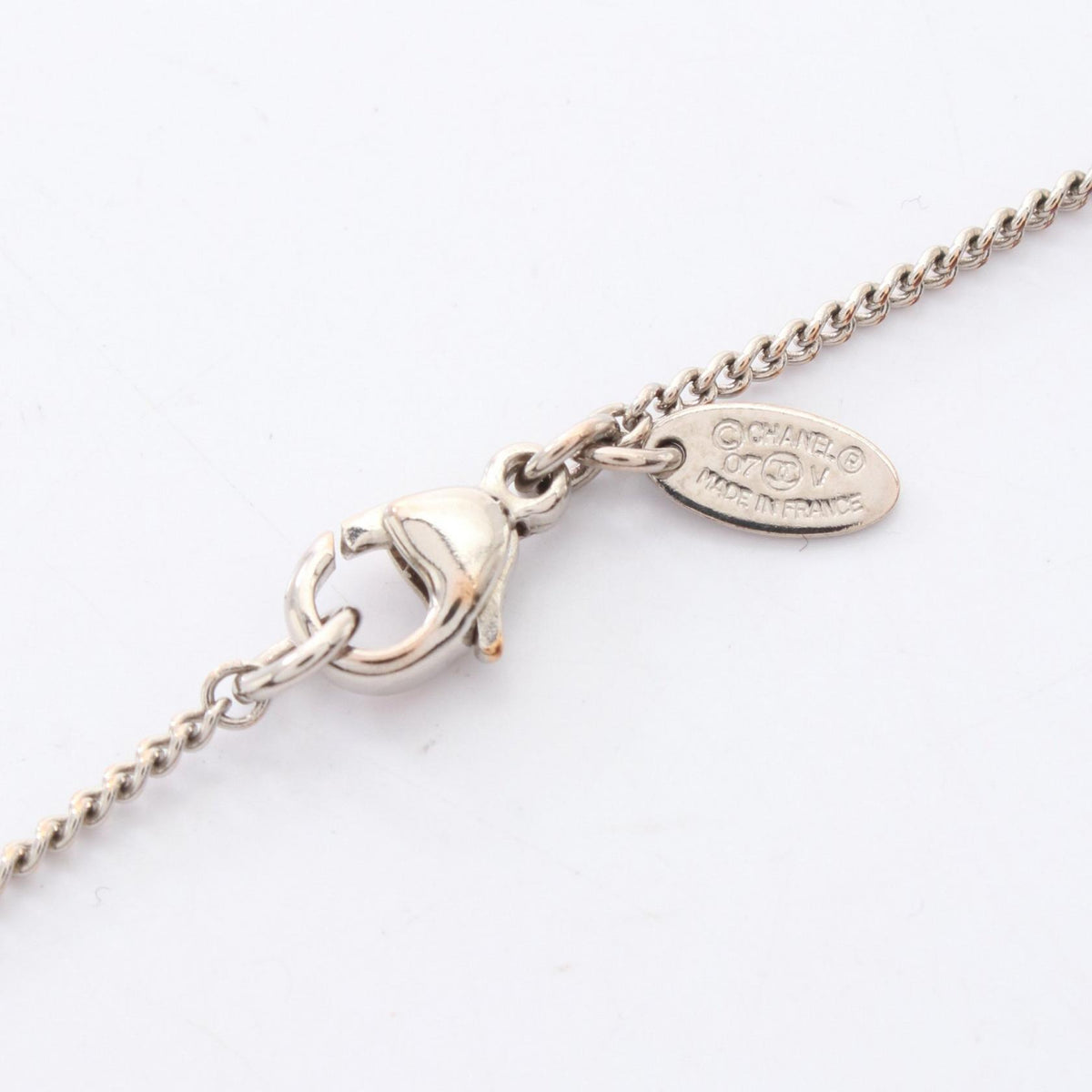 CHANEL Coco Mark Necklace Gold Plated