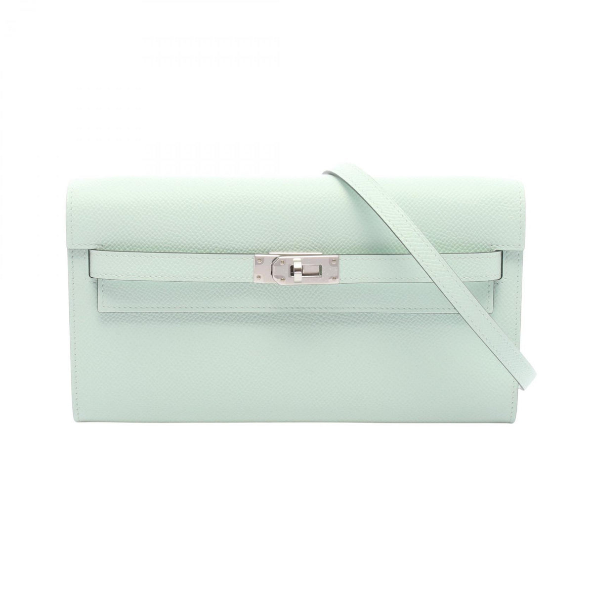 HERMES Kelly To Go Veau Epsom Bag Green