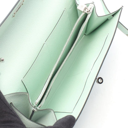HERMES Kelly To Go Veau Epsom Bag Green