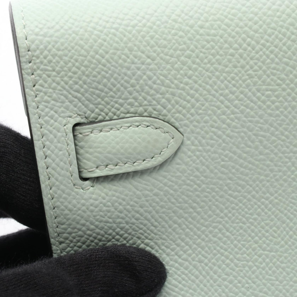 HERMES Kelly To Go Veau Epsom Bag Green