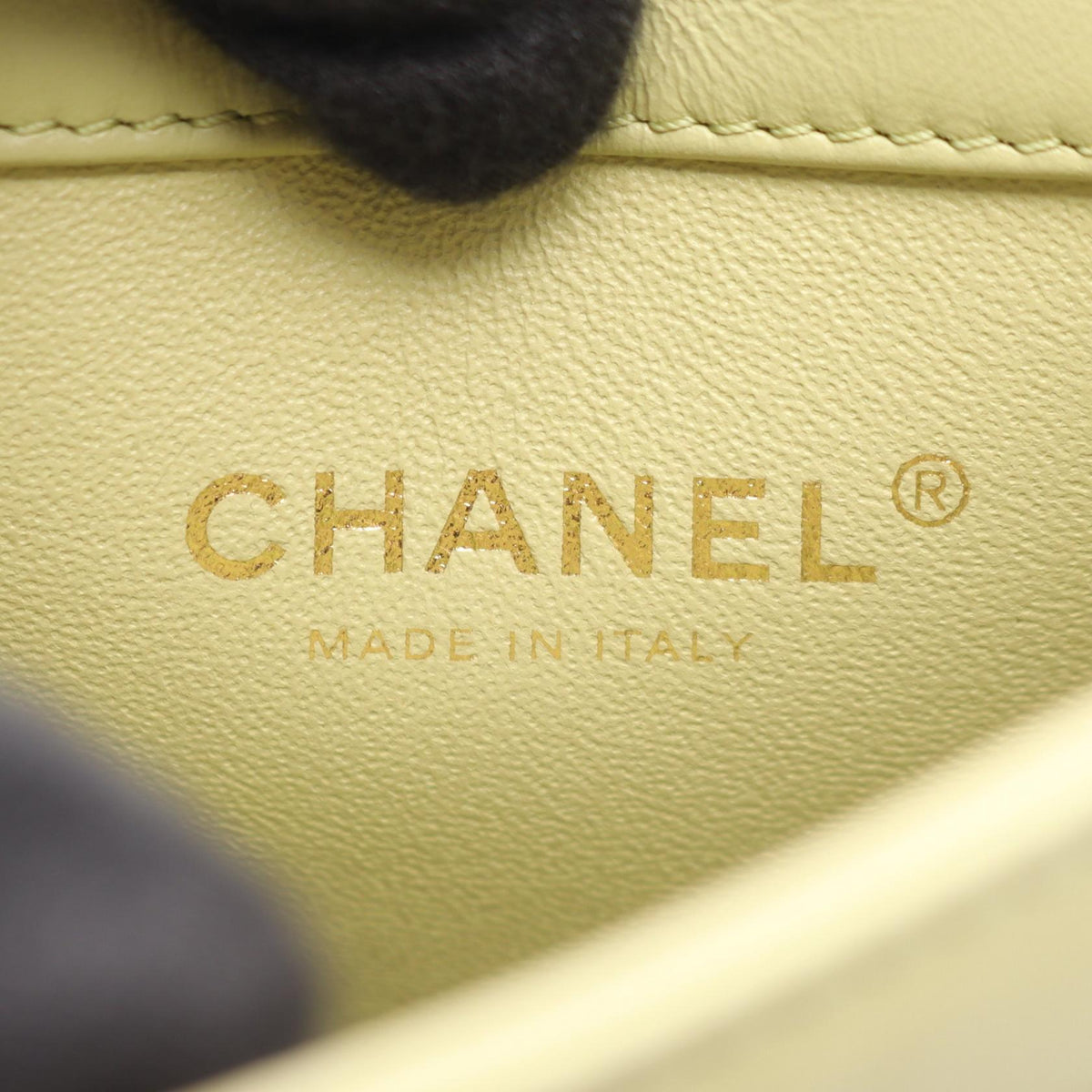 CHANEL 2.55 Matelasse Fur Bag Green