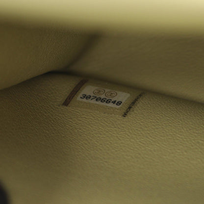 CHANEL 2.55 Matelasse Fur Bag Green