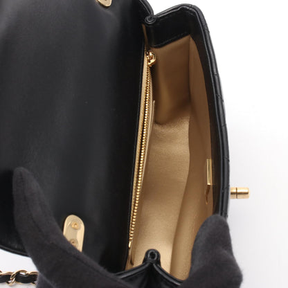 CHANEL Matelasse Top Handle Shoulder Bag