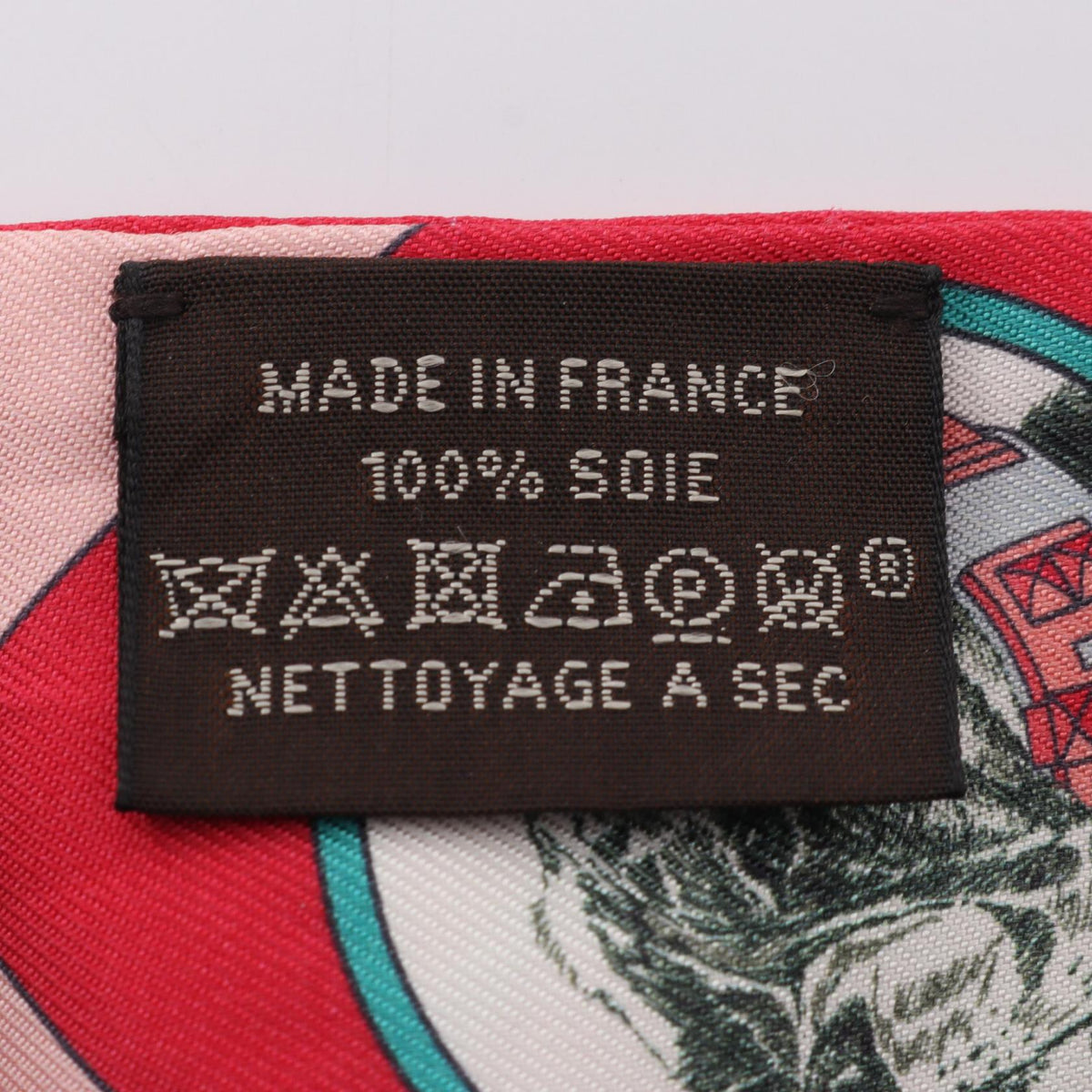 HERMES Twilly Colliers de Chiens Pink Silk Scarf