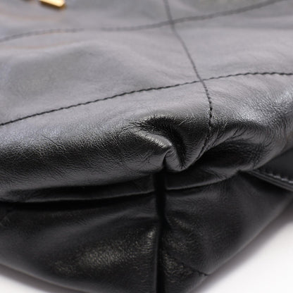 CHANEL 22 Large Leather Backpack Black