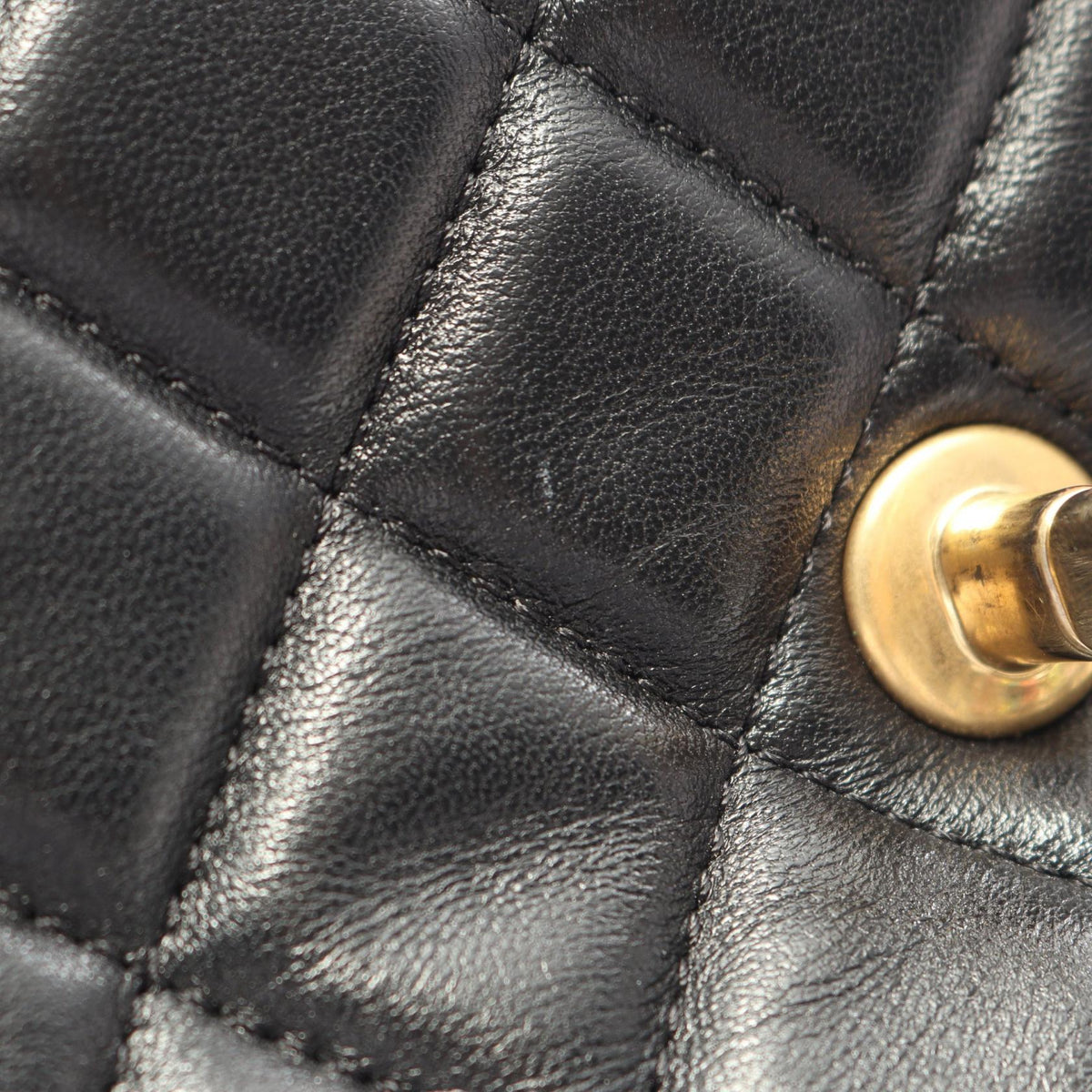 CHANEL Matelasse Top Handle 2WAY Bag Black