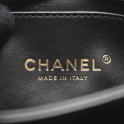 CHANEL Mini Matelasse Shoulder Bag Black