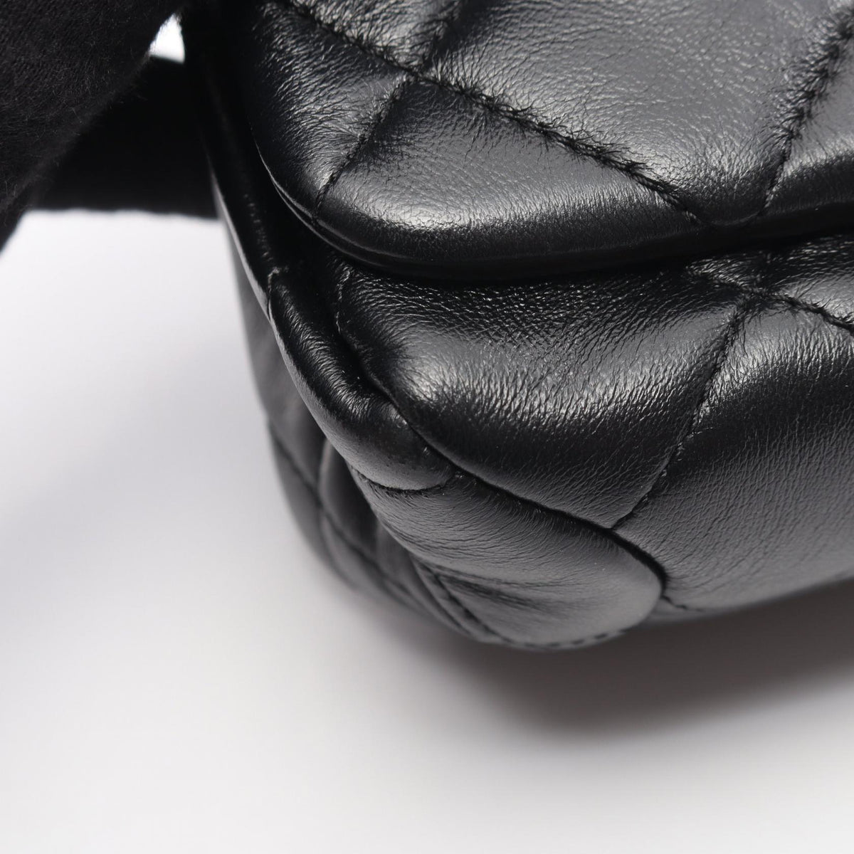 CHANEL Mini Matelasse Shoulder Bag Black