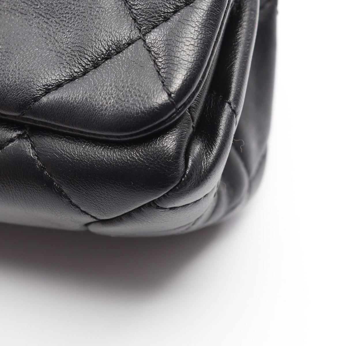 CHANEL Mini Matelasse Shoulder Bag Black
