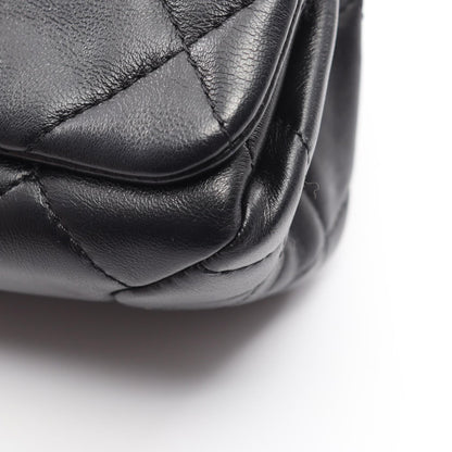 CHANEL Mini Matelasse Shoulder Bag Black