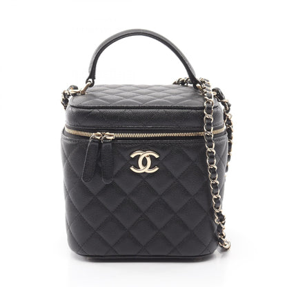CHANEL Matelasse Caviar Skin Bag Black