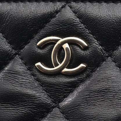 CHANEL Matelasse Vanity 2-Way Bag Black