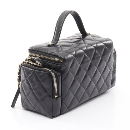 CHANEL Matelasse Vanity 2-Way Bag Black