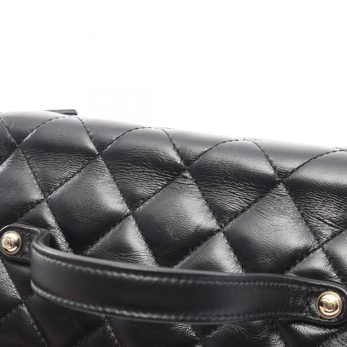 CHANEL Matelasse Vanity 2-Way Bag Black