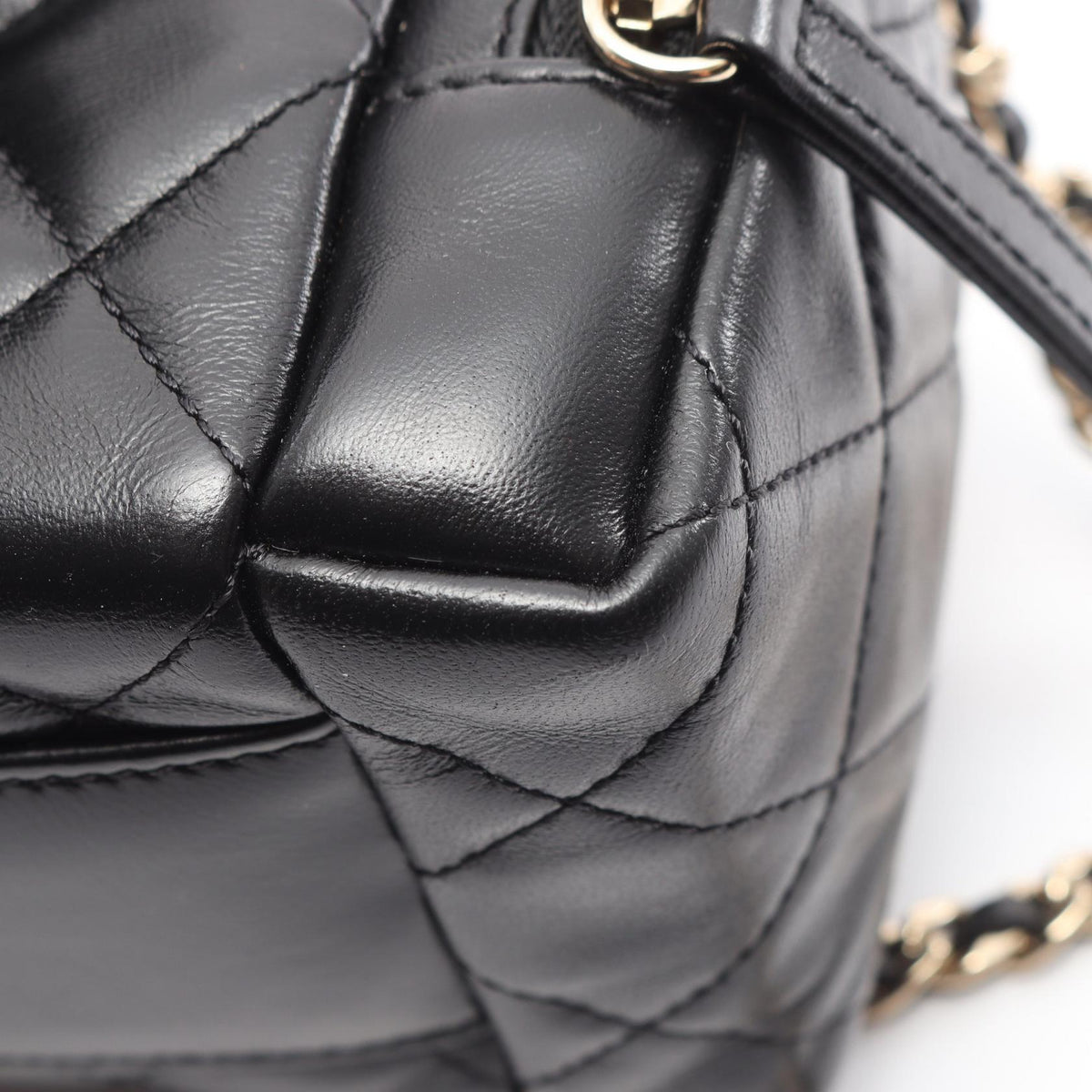 CHANEL Matelasse Vanity 2-Way Bag Black