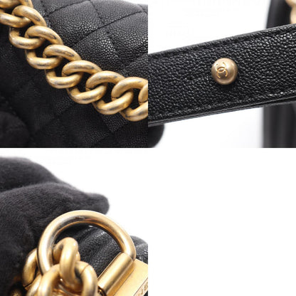 CHANEL Boy Chanel Small Shoulder Gold HW Shoulder Bag