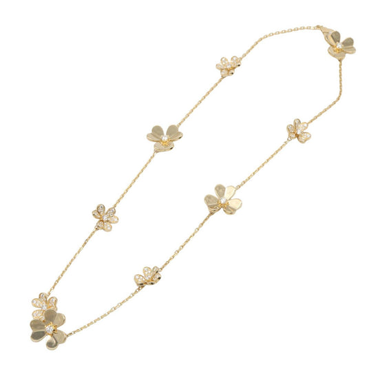 Van Cleef & Arpels Frivole 9-Flower K18 YG Necklace