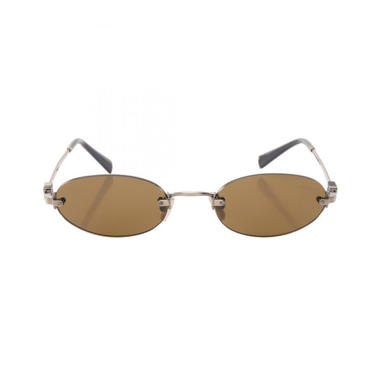 Miu Miu Rimless Oval Sunglasses Black