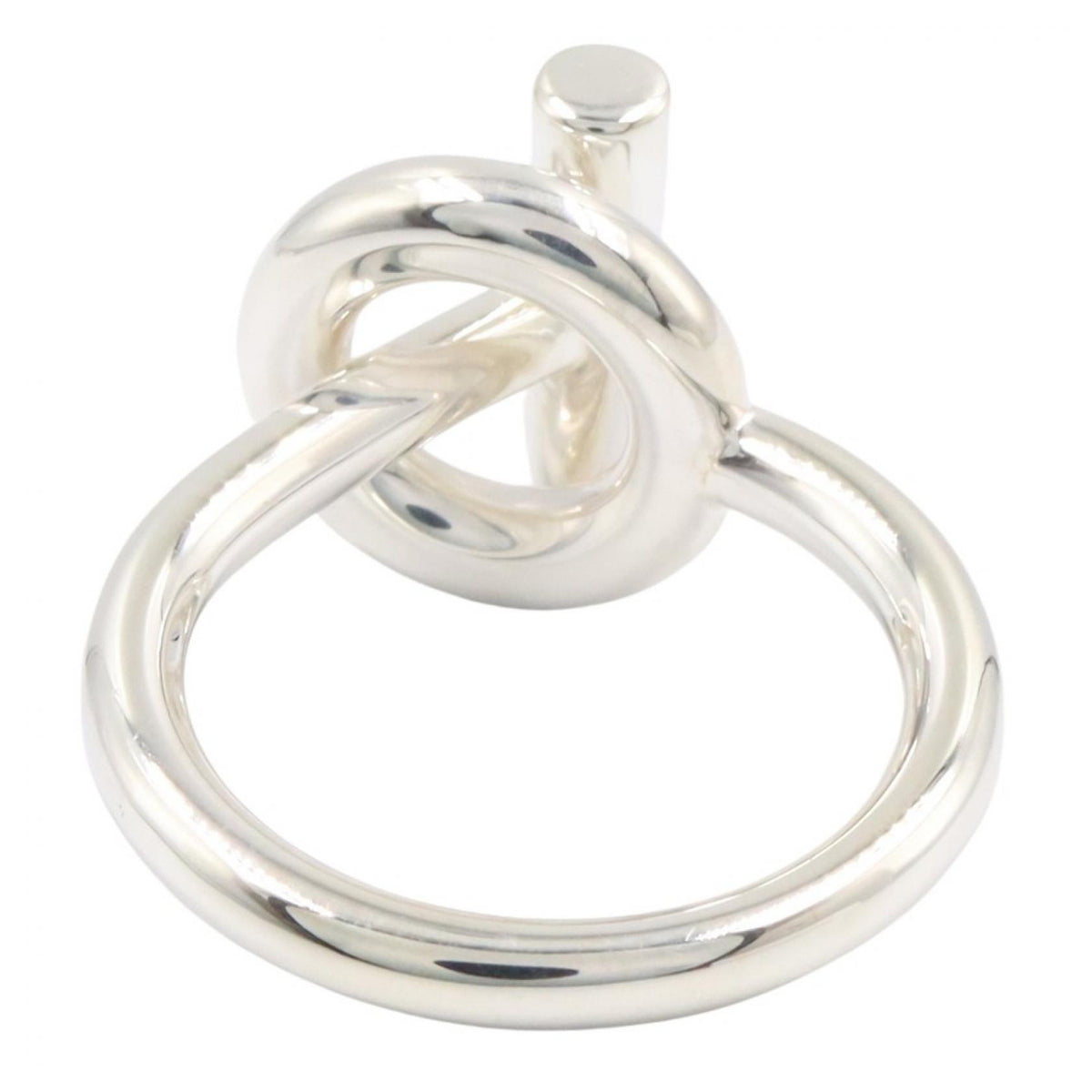 HERMES Echappee MM Ring Sterling Silver Size JP 18