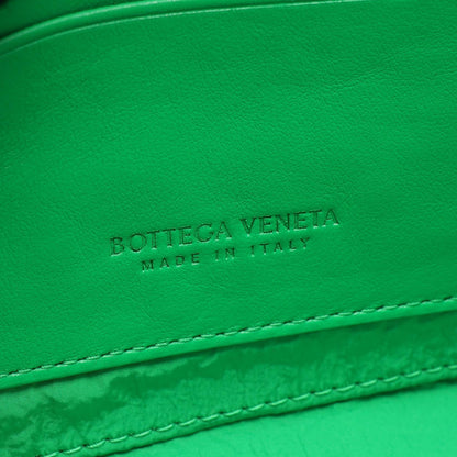 BOTTEGA VENETA Intrecciato Rubber Leather Bag Green