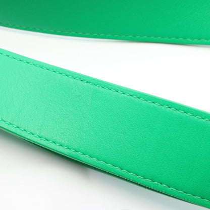BOTTEGA VENETA Intrecciato Rubber Leather Bag Green