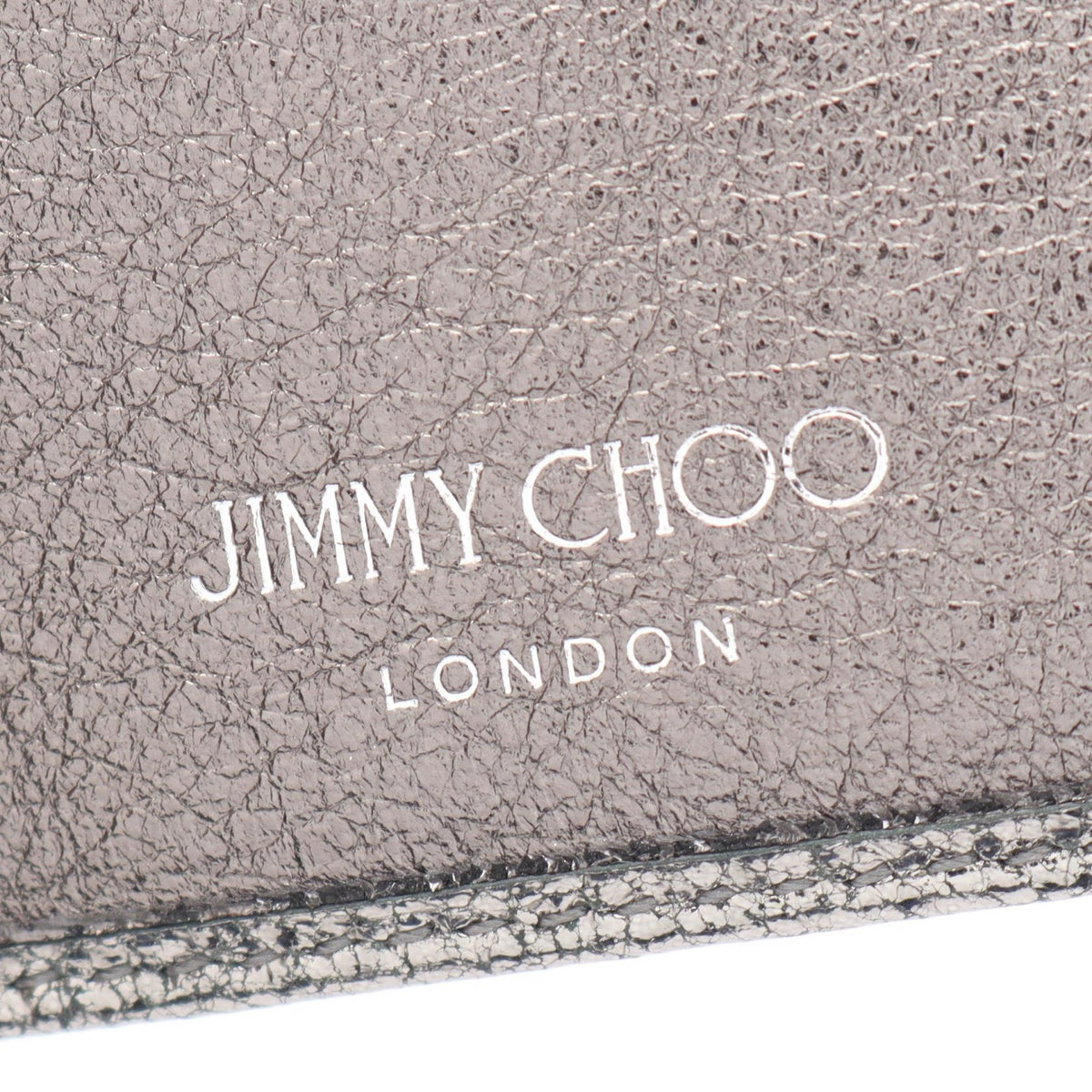 JIMMY CHOO Nemo Star Studs Wallet Silver