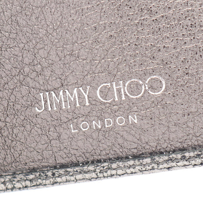 JIMMY CHOO Nemo Star Studs Wallet Silver