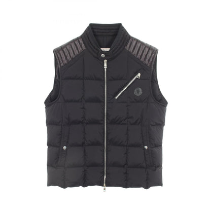 MONCLER HOLSTEINER Down Vest Nylon Black Size 2