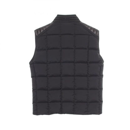 MONCLER HOLSTEINER Down Vest Nylon Black Size 2