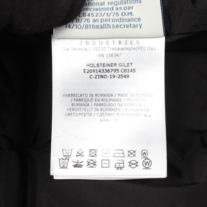 MONCLER HOLSTEINER Down Vest Nylon Black Size 2